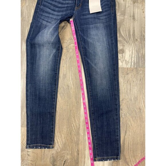 NEW KanCan Mid Rise Super Skinny Jeans 9 28 Dark Wash - Picture 8 of 8
